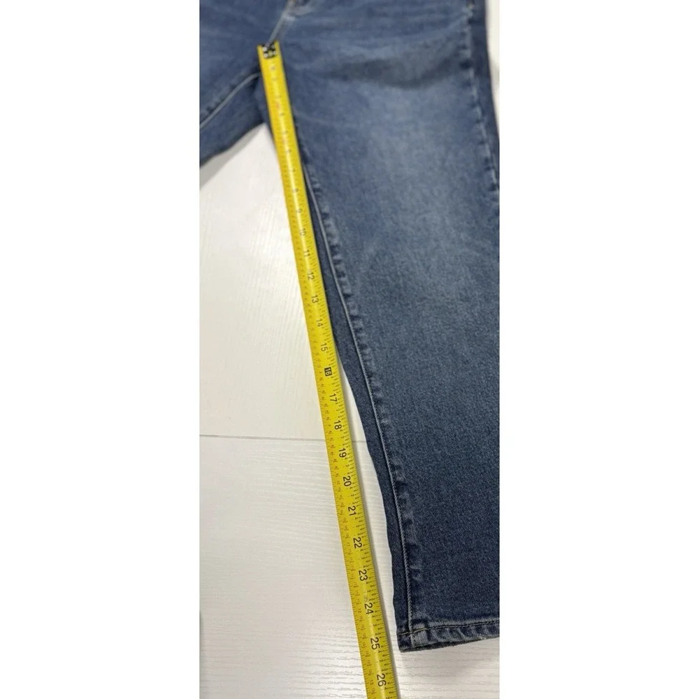 NWT Talbots Everyday‎ Relaxed Jeans Ankle Mid Rise Medium Cooper Wash 4P Stretch